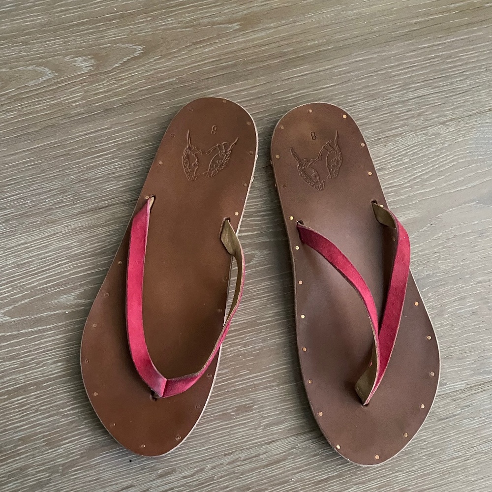 Beek suede flipfops